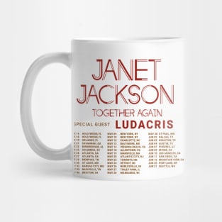 Janet Jackson Vintage Tour Concert Mug